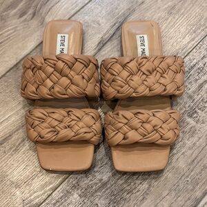 Steve Madden Brown Braided Women's Sandals